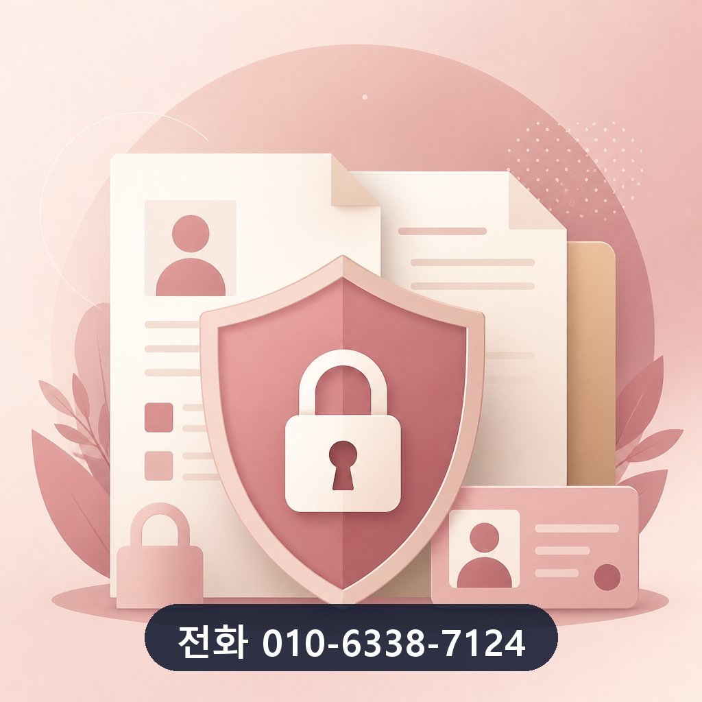 신용카드 포인트 현금화 개인정보 보호 이미지 · 문의 010-6338-7124
